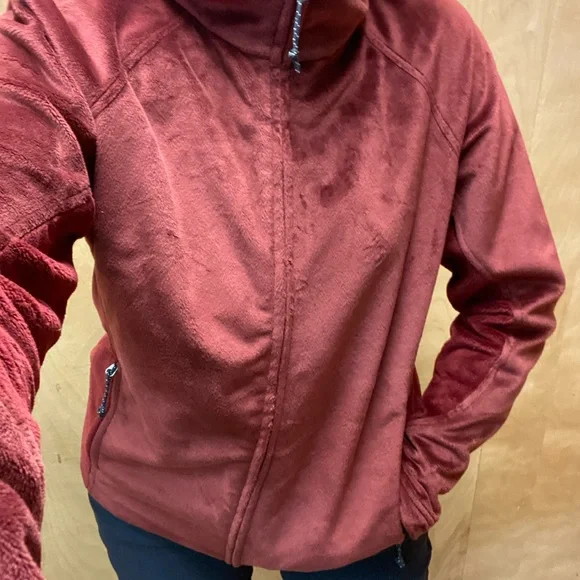 Mountain Hardware Wind Stopper M Red Monkey Fleece Full Zip Polartec Out… - Picture 14 of 14